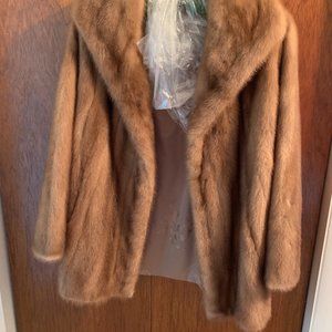 Vintage Light Brown Fur Coat